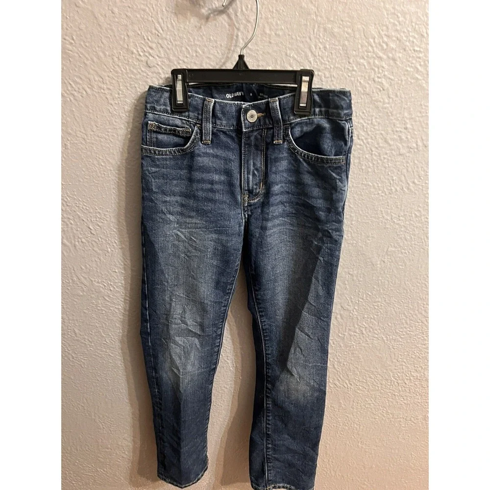 The Children Place Girls Size 10 Blue Jeans Boot Cut Adjustable Waist